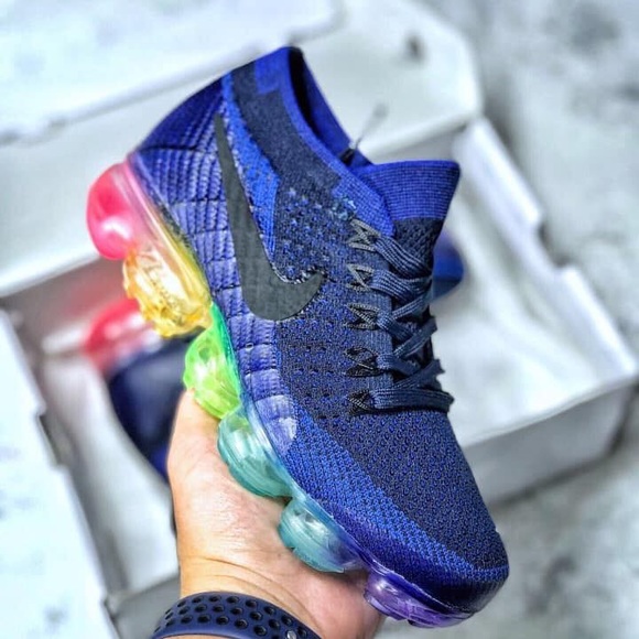 Original Nike Air VaporMax Be True Flyknit Breathable Men's Running Shoes Outdoor Sports 